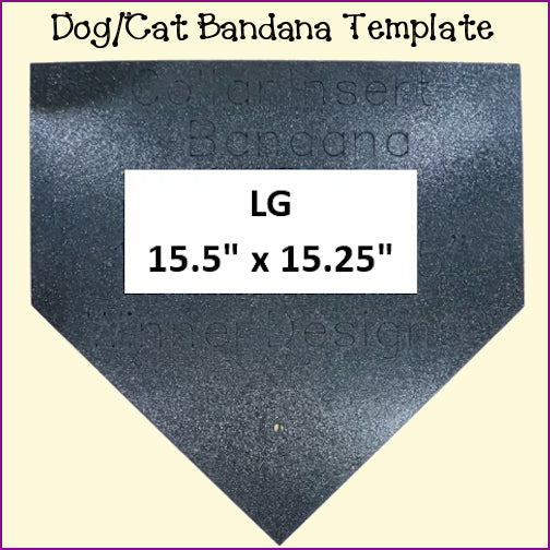Dog Cat Bandanas - Traditional Collar Insert Style