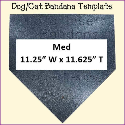 Dog Cat Bandanas - Traditional Collar Insert Style