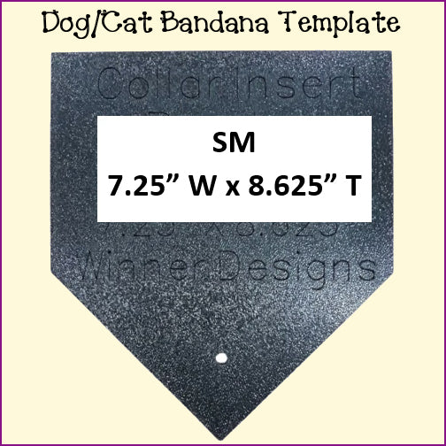 Dog Cat Bandanas - Traditional Collar Insert Style