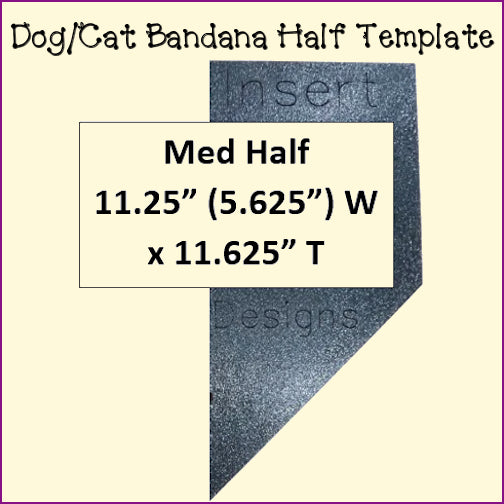 Dog Cat Bandanas - Traditional Collar Insert Style