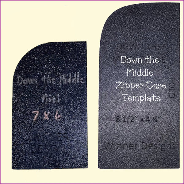 Down the Middle -2 sizes: Pencil Case or Travel Hand Sanitizer Case