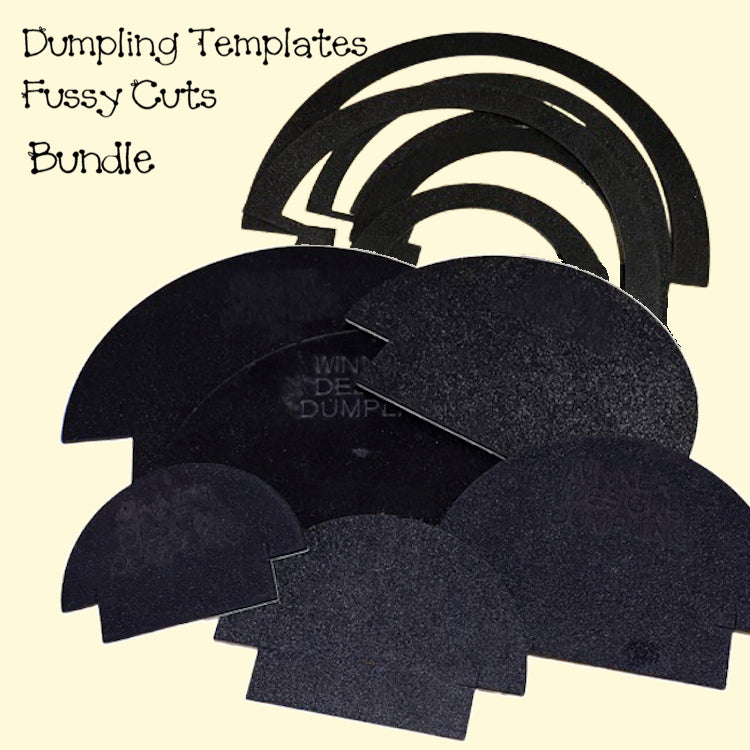 Dumpling Templates, (7 sizes!) Fussy Cuts, Gussets/Inserts, Bundles