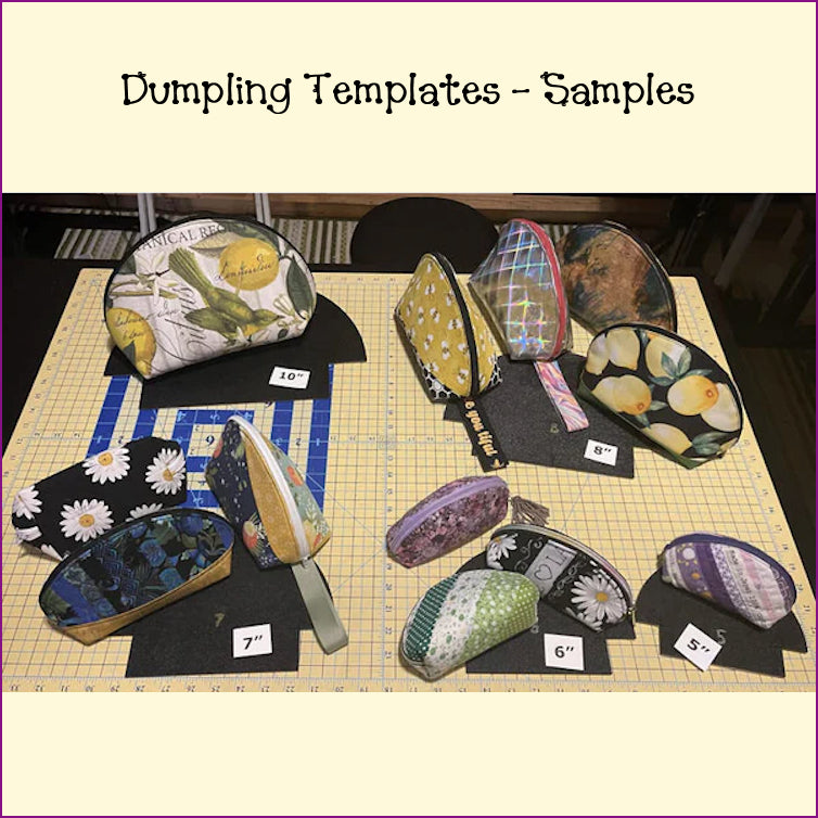 Dumpling Templates, (7 sizes!) Fussy Cuts, Gussets/Inserts, Bundles