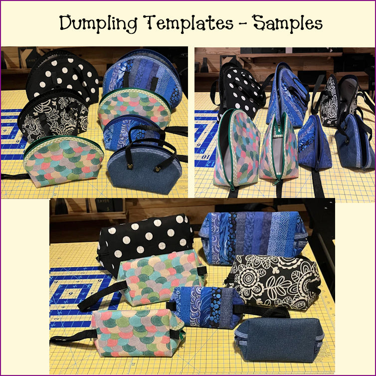 Dumpling Templates, (7 sizes!) Fussy Cuts, Gussets/Inserts, Bundles