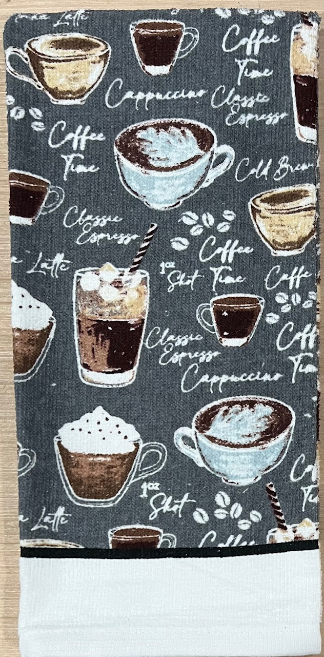 Towels for Towel Toppers - Coffee, Wine