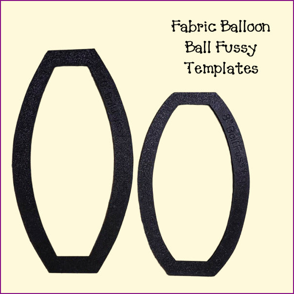 Fabric Balloon Ball + Hexi Template Set