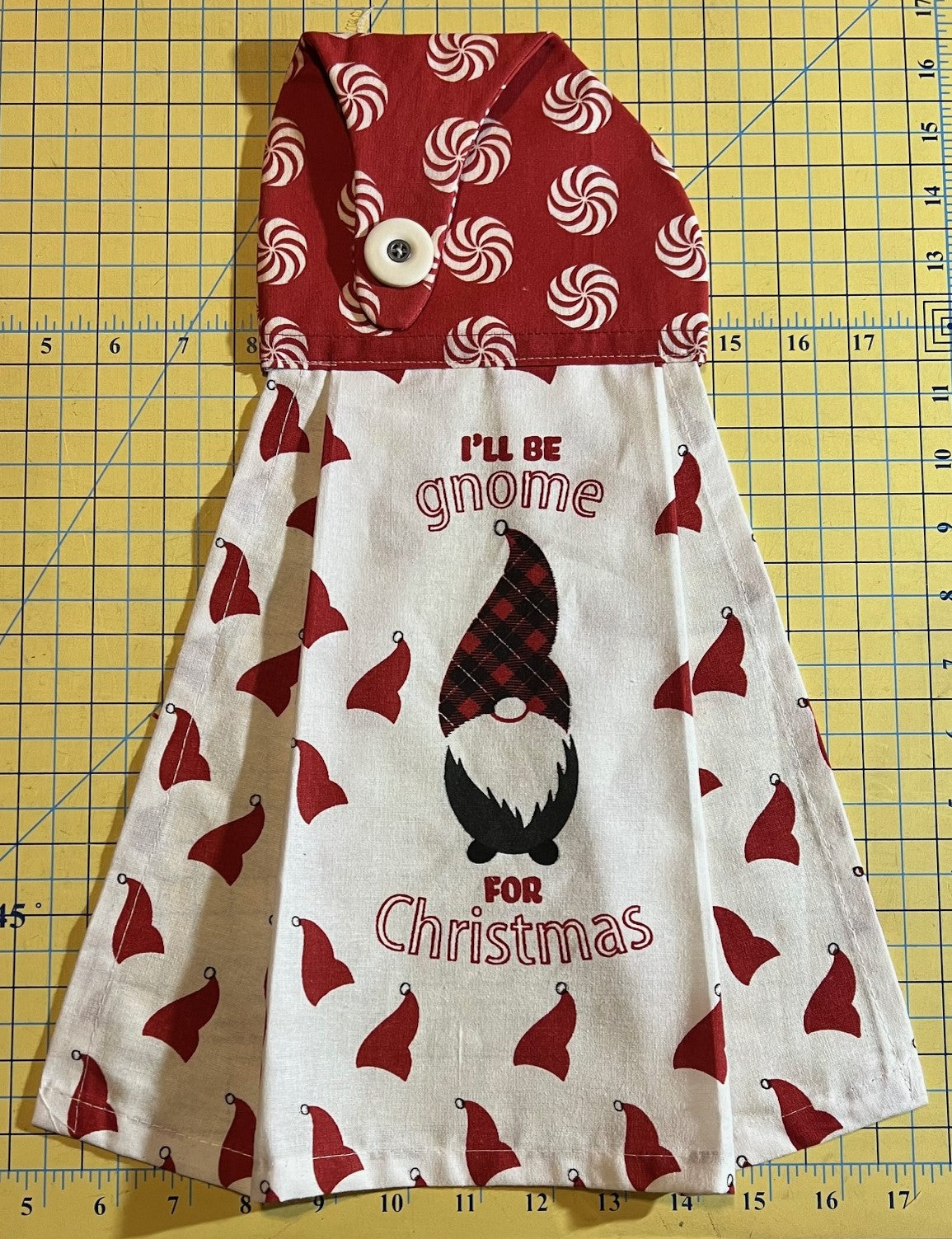 Towel Topper Holiday Hat Template