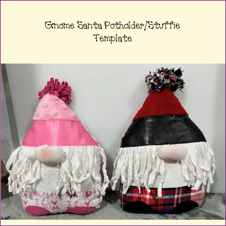 Gnome Santa Pot Holder/Stuffie