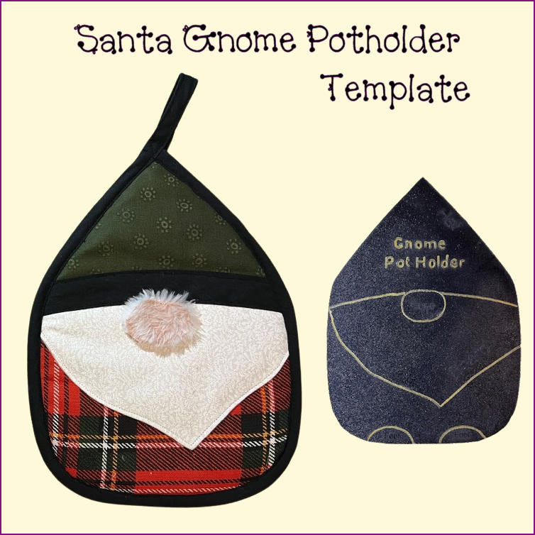 Gnome Santa Pot Holder/Stuffie