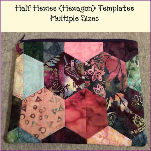 Half Hexies (Hexagon) - Multiple Sizes
