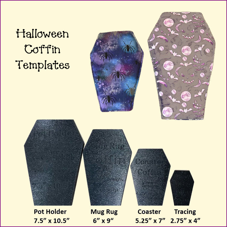 Halloween Coffin Templates