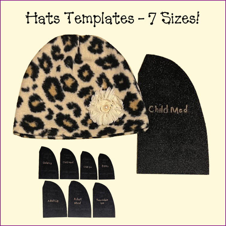 Fleece Hat or Beanie Templates