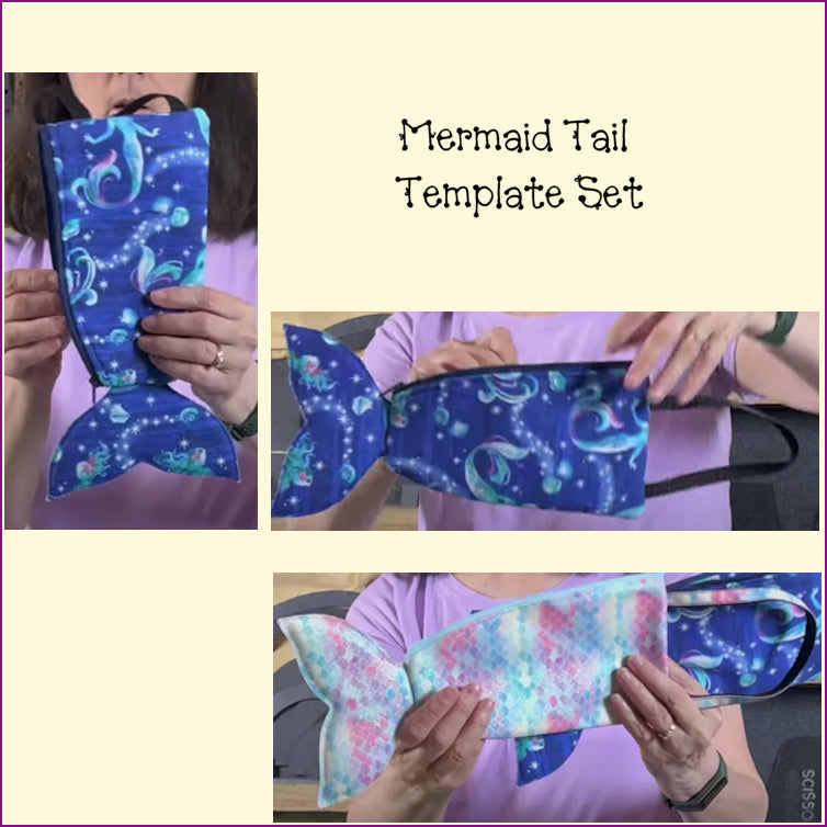 Mermaid Tail Template Set