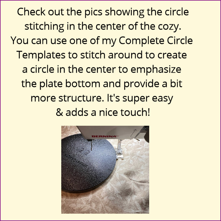 Microwave Plate Cozy Templates