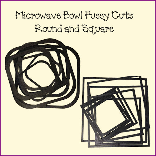 Microwave Bowl Fussy Cuts