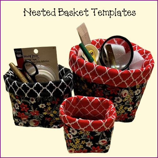 Nested Basket Templates - Full & Half Templates