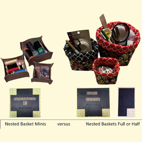 Nested Basket Templates - Full & Half Templates