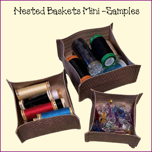 Nested Baskets Mini Templates