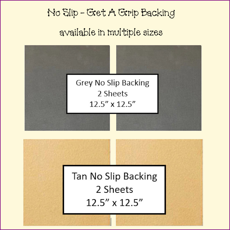 No Slip Get a Grip Backing