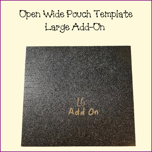 Open Wide Pouch Templates