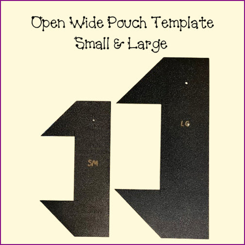 Open Wide Pouch Templates