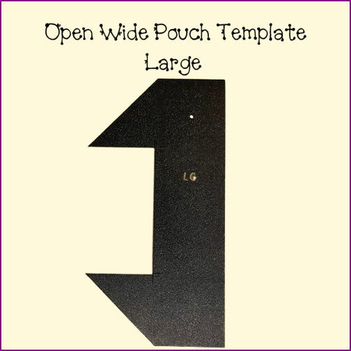 Open Wide Pouch Templates