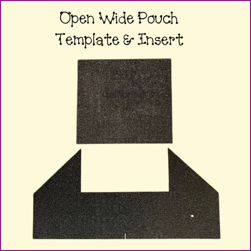 Open Wide Pouch Templates