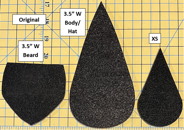 Gnome Templates in 4 sizes