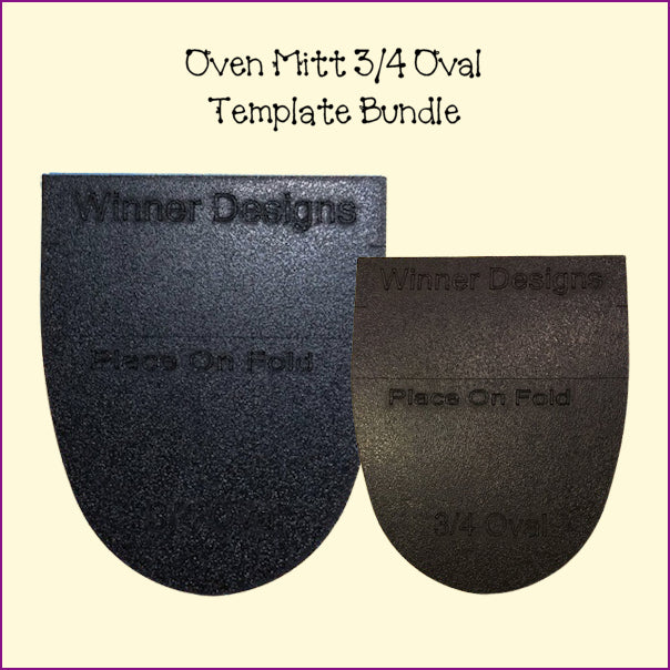 Oven Mitt - 3/4 Oval - 2 Sizes