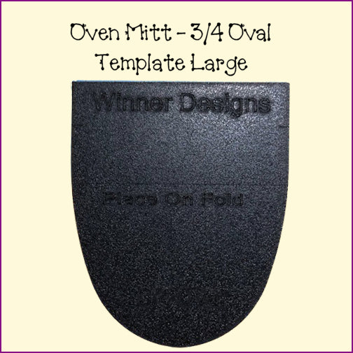 Oven Mitt - 3/4 Oval - 2 Sizes