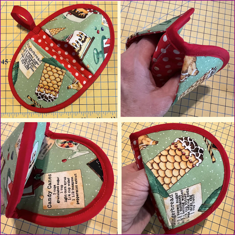 Oven Mitt with Pockets Template Set