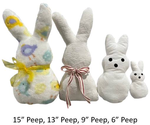 Easter Stuffies - Bunnies, Peeps, Chicks