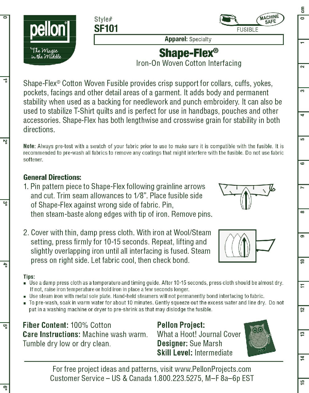 Pellon SF101 Shape-Flex Woven Cotton