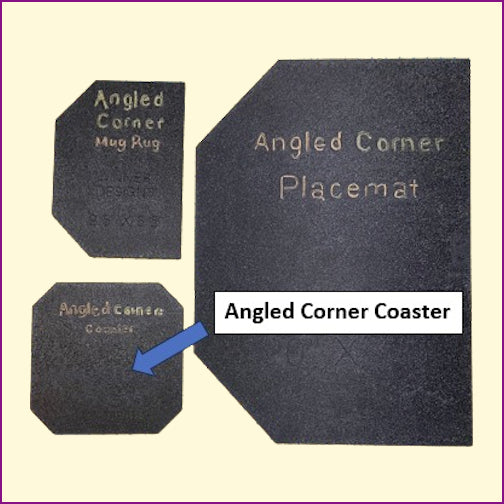 Placemats, Mug Rugs, Coasters - Angled/Round Corners
