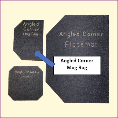 Placemats, Mug Rugs, Coasters - Angled/Round Corners