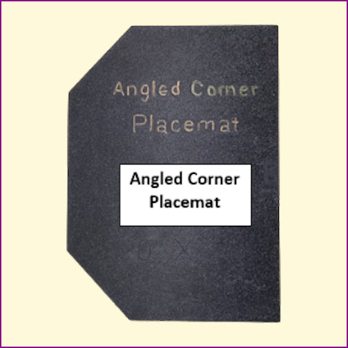 Placemats, Mug Rugs, Coasters - Angled/Round Corners