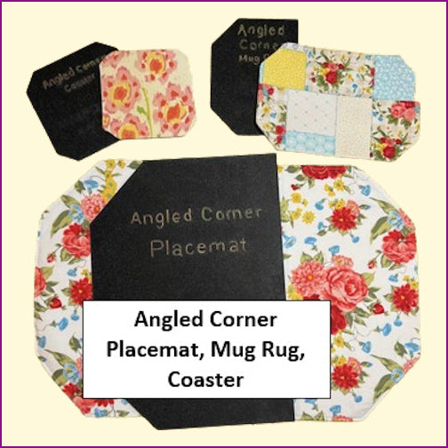 Placemats, Mug Rugs, Coasters - Angled/Round Corners