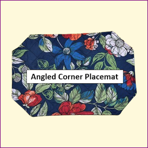 Placemats, Mug Rugs, Coasters - Angled/Round Corners