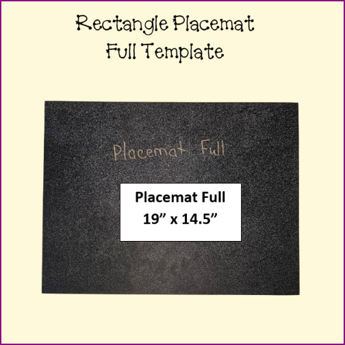 Placemats, Mug Rugs, Coasters - Rectangle