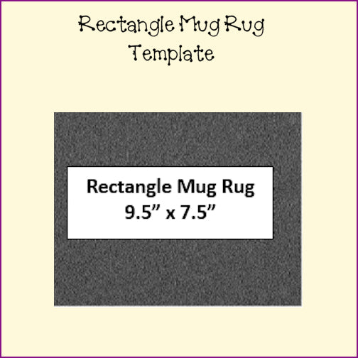 Placemats, Mug Rugs, Coasters - Rectangle