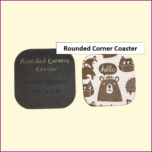 Placemats, Mug Rugs, Coasters - Angled/Round Corners