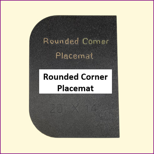Placemats, Mug Rugs, Coasters - Angled/Round Corners