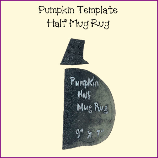 Pumpkin Templates - Coasters, Mug Rugs, Placemats