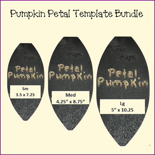 Pumpkin Petal Templates