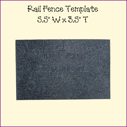 Rail Fence or Twisted Rail Template