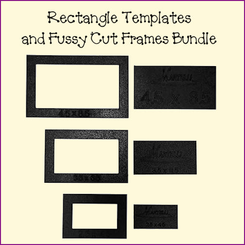 Rectangles & Fussy Cut Templates & Projects