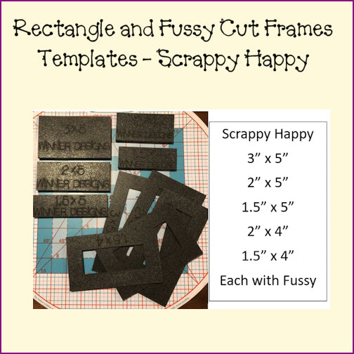 Rectangles & Fussy Cut Templates & Projects