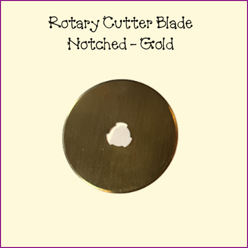 Rotary Cutter Blades - Round & Notched Centers