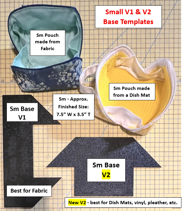 Open Wide Pouch Templates - V1 & V2!