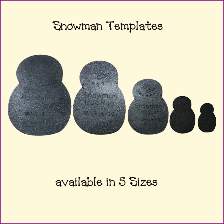 Winter Snowman Templates
